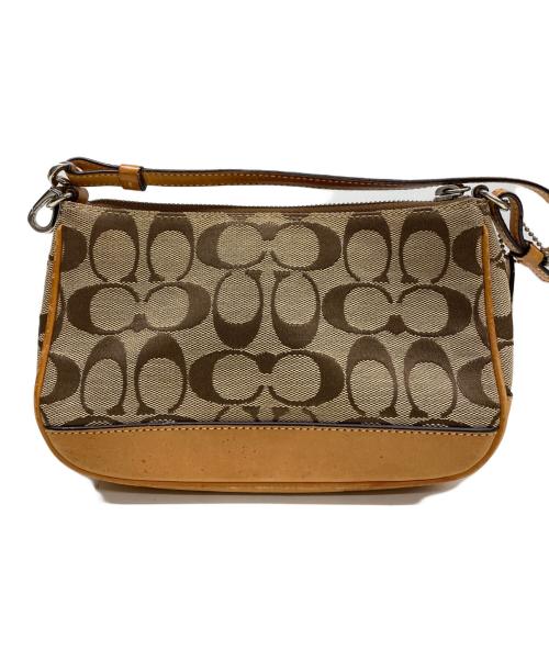 COACH（コーチ）COACH (コーチ) アクセサリーポーチ ベージュの古着・服飾アイテム