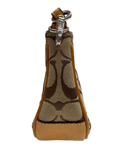 COACH（コーチ）COACH (コーチ) アクセサリーポーチ ベージュの古着・服飾アイテム