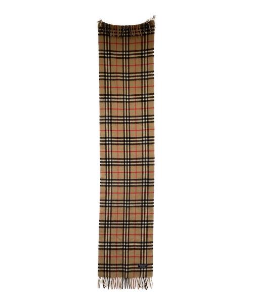 Burberry's（バーバリーズ）Burberry's (バーバリーズ) カシミヤマフラー ベージュの古着・服飾アイテム