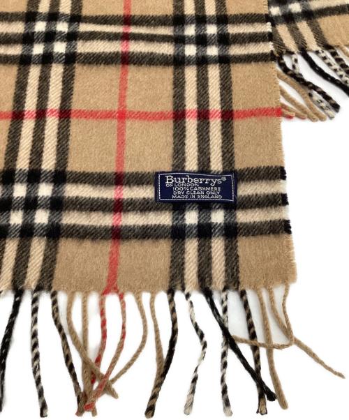 Burberry's（バーバリーズ）Burberry's (バーバリーズ) カシミヤマフラー ベージュの古着・服飾アイテム
