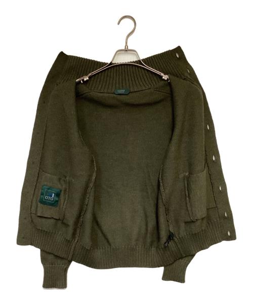 Zanone（ザノーネ）Zanone (ザノーネ) CHIOTO（キョート）カーディガン オリーブ サイズ:46の古着・服飾アイテム