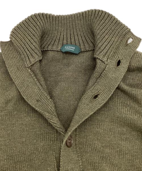 Zanone（ザノーネ）Zanone (ザノーネ) CHIOTO（キョート）カーディガン オリーブ サイズ:46の古着・服飾アイテム
