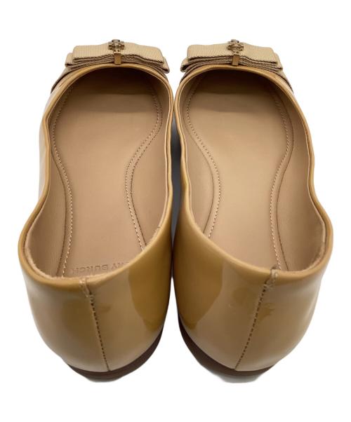TORY BURCH（トリーバーチ）TORY BURCH (トリーバーチ) Trudy Ballet Flats（チュルーディ バレエ フラット） ブラウン サイズ:5.5Mの古着・服飾アイテム