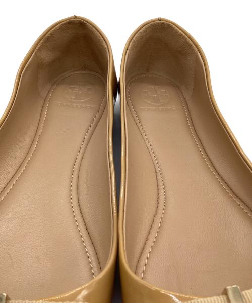 TORY BURCH（トリーバーチ）TORY BURCH (トリーバーチ) Trudy Ballet Flats（チュルーディ バレエ フラット） ブラウン サイズ:5.5Mの古着・服飾アイテム