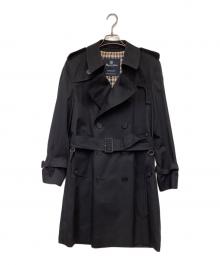 Aquascutum（アクアスキュータム）の古着「Princegate（プリンスゲート）ショート トレンチコート」｜ネイビー