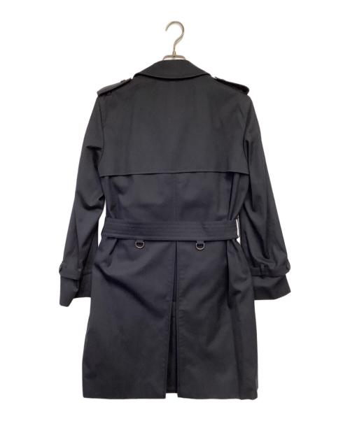 Aquascutum（アクアスキュータム）Aquascutum (アクアスキュータム) Princegate（プリンスゲート）ショート トレンチコート ネイビー サイズ:36の古着・服飾アイテム