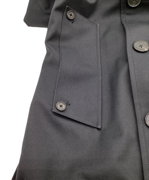 Aquascutum（アクアスキュータム）Aquascutum (アクアスキュータム) Princegate（プリンスゲート）ショート トレンチコート ネイビー サイズ:36の古着・服飾アイテム