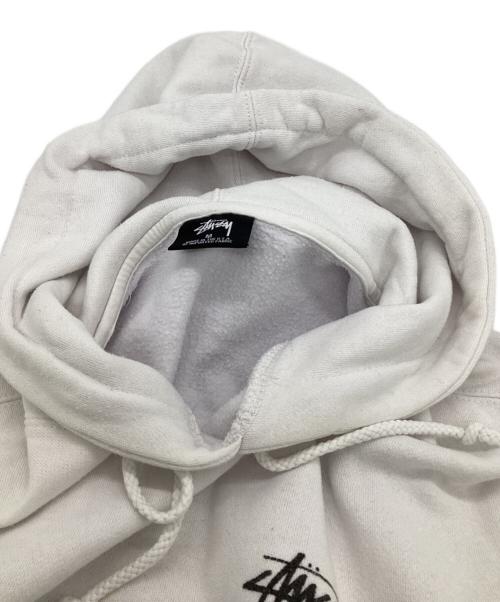 stussy（ステューシー）stussy (ステューシー) WORLD TOUR HOODIE（ワールド ツアー フーディー） ホワイト サイズ:Mの古着・服飾アイテム