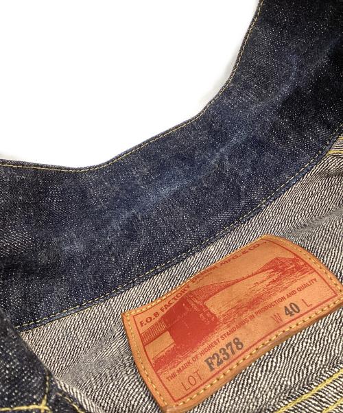F.O.B FACTORY（エフオービー ファクトリー）F.O.B FACTORY (エフオービー ファクトリー) G3 DENIM 2ND JK（G3 デニム セカンド ジャケット） インディゴ サイズ:40の古着・服飾アイテム