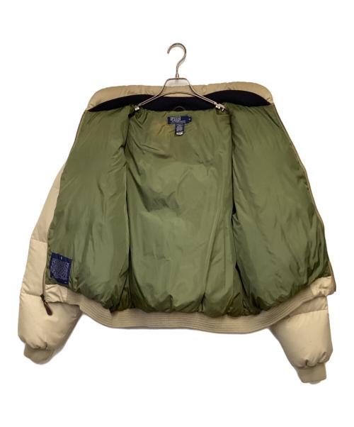 Polo by RalphLauren（ポロ バイ ラルフローレン）Polo by RalphLauren (ポロ バイ ラルフローレン) ダウンジャケット ベージュ サイズ:M（実寸値要確認）の古着・服飾アイテム