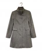 Max Mara Studioマックスマーラ ストゥディオ）の古着「ウール スタンドカラーコート」｜グレー