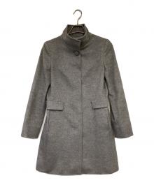 Max Mara Studio（マックスマーラ ストゥディオ）の古着「ウール スタンドカラーコート」｜グレー
