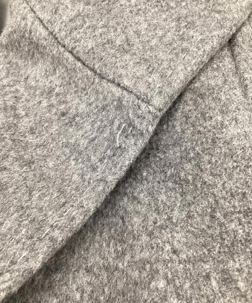 Max Mara Studio（マックスマーラ ストゥディオ）Max Mara Studio (マックスマーラ ストゥディオ) ウール スタンドカラーコート グレー サイズ:40の古着・服飾アイテム