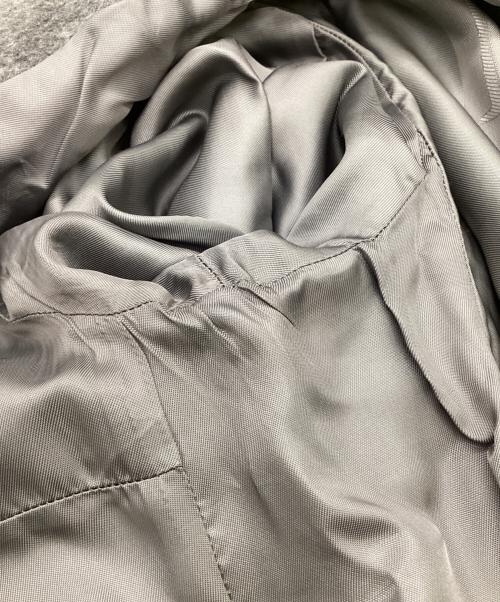 Max Mara Studio（マックスマーラ ストゥディオ）Max Mara Studio (マックスマーラ ストゥディオ) ウール スタンドカラーコート グレー サイズ:40の古着・服飾アイテム