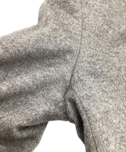 Max Mara Studio（マックスマーラ ストゥディオ）Max Mara Studio (マックスマーラ ストゥディオ) ウール スタンドカラーコート グレー サイズ:40の古着・服飾アイテム