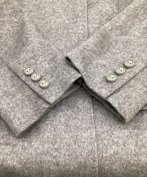 Max Mara Studio（マックスマーラ ストゥディオ）Max Mara Studio (マックスマーラ ストゥディオ) ウール スタンドカラーコート グレー サイズ:40の古着・服飾アイテム