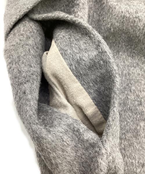 Max Mara Studio（マックスマーラ ストゥディオ）Max Mara Studio (マックスマーラ ストゥディオ) ウール スタンドカラーコート グレー サイズ:40の古着・服飾アイテム