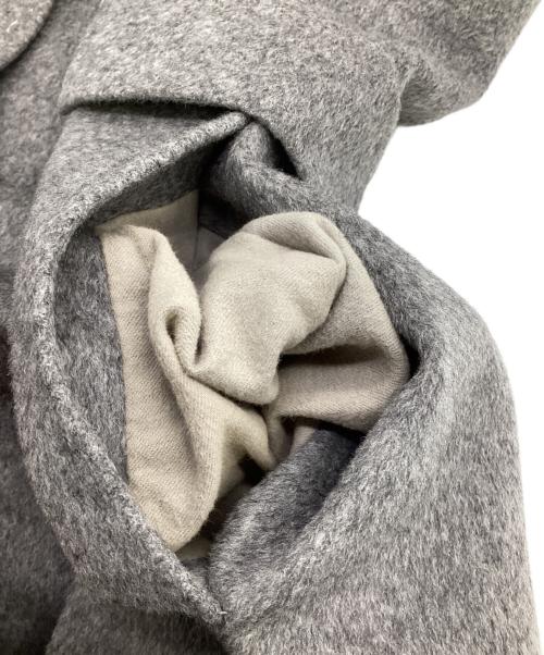 Max Mara Studio（マックスマーラ ストゥディオ）Max Mara Studio (マックスマーラ ストゥディオ) ウール スタンドカラーコート グレー サイズ:40の古着・服飾アイテム