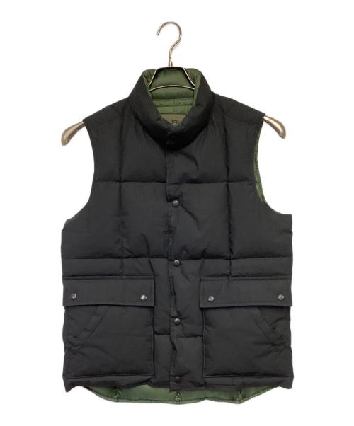 NIGEL CABOURN（ナイジェルケーボン）NIGEL CABOURN (ナイジェルケーボン) ダウンベスト ブラック サイズ:48の古着・服飾アイテム