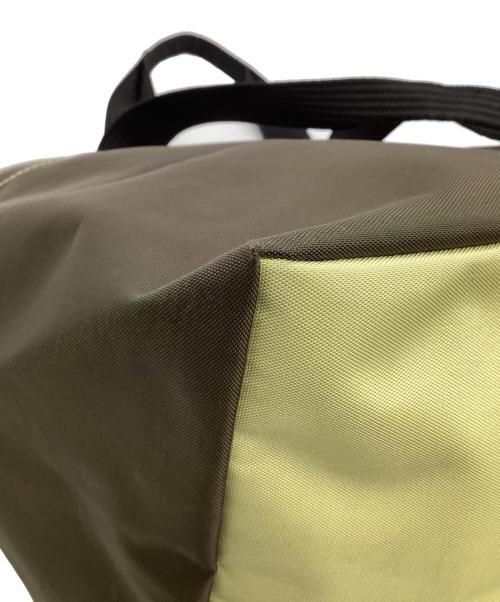 Herve Chapelier（エルベシャプリエ）Herve Chapelier (エルベシャプリエ) ナイロン舟型ショルダーML ブラウン×グリーンの古着・服飾アイテム