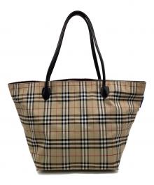Burberry's of london blue label（バーバリーロンドンブルーレーベル）の古着「トートバッグ」｜ベージュ