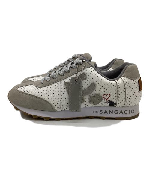 Sangacio（サンガッチョ）Sangacio (サンガッチョ) Brandalised (ブランダライズド) スニーカー グレー サイズ:23㎝の古着・服飾アイテム