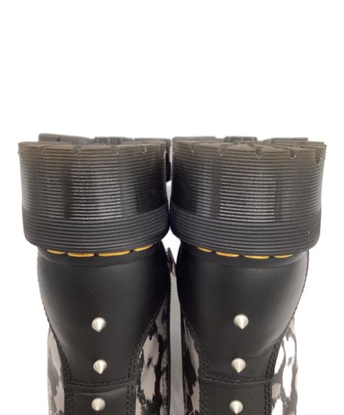 Dr.Martens（ドクターマーチン）Dr.Martens (ドクターマーチン) JADON ANIMAL CLASH BACKHAND（ジェイドン アニマル クラッシュ バックハンド）)8ホールブーツ ブラック サイズ:UK4の古着・服飾アイテム