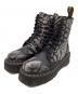 Dr.Martens（ドクターマーチン）の古着「JADON ANIMAL CLASH BACKHAND（ジェイドン アニマル クラッシュ バックハンド）)8ホールブーツ」｜ブラック