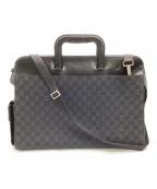 GUCCIグッチ）の古着「GGキャンバス 2WAYブリーフケース」｜ブラック