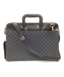 GUCCI（グッチ）の古着「GGキャンバス 2WAYブリーフケース」｜ブラック