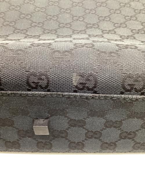 GUCCI（グッチ）GUCCI (グッチ) GGキャンバス 2WAYブリーフケース ブラックの古着・服飾アイテム