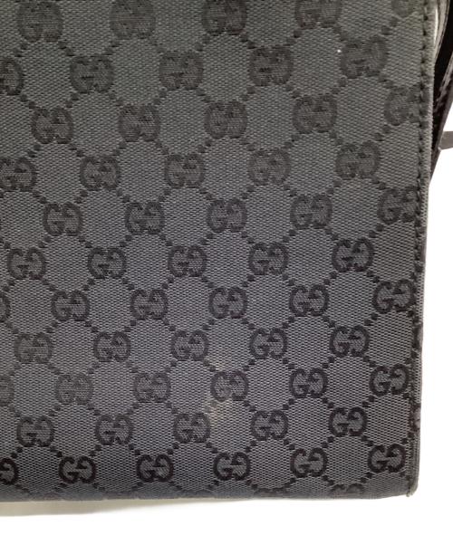 GUCCI（グッチ）GUCCI (グッチ) GGキャンバス 2WAYブリーフケース ブラックの古着・服飾アイテム
