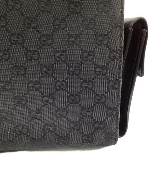 GUCCI（グッチ）GUCCI (グッチ) GGキャンバス 2WAYブリーフケース ブラックの古着・服飾アイテム