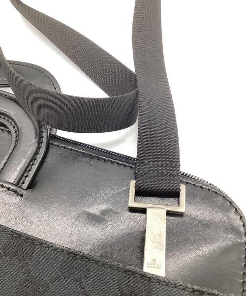 GUCCI（グッチ）GUCCI (グッチ) GGキャンバス 2WAYブリーフケース ブラックの古着・服飾アイテム