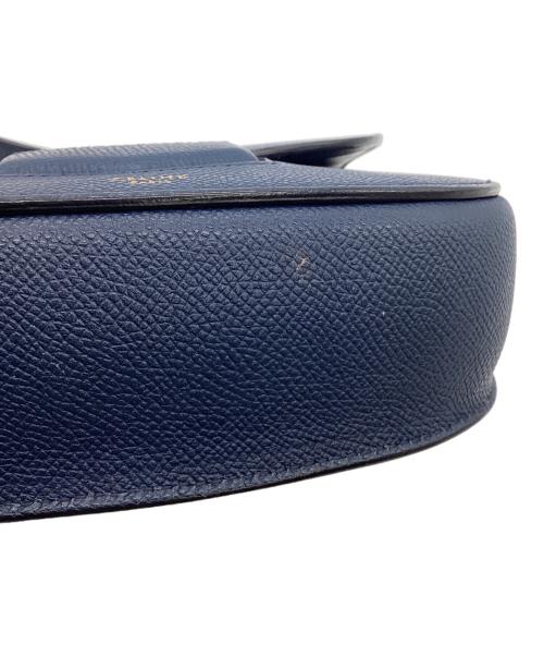 CELINE（セリーヌ）CELINE (セリーヌ) Trotteur（トロッター）スモール ショルダーバッグ ネイビーの古着・服飾アイテム