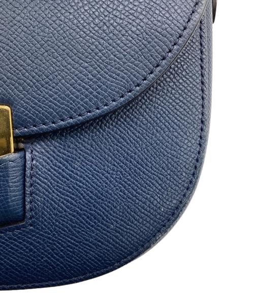 CELINE（セリーヌ）CELINE (セリーヌ) Trotteur（トロッター）スモール ショルダーバッグ ネイビーの古着・服飾アイテム