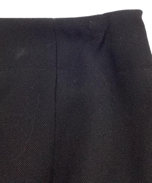 YOHJI YAMAMOTO（ヨウジヤマモト）YOHJI YAMAMOTO (ヨウジヤマモト) ウールサイドフレアスカート ブラック サイズ:1の古着・服飾アイテム