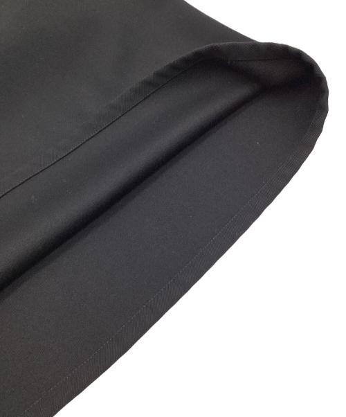 YOHJI YAMAMOTO（ヨウジヤマモト）YOHJI YAMAMOTO (ヨウジヤマモト) ウールサイドフレアスカート ブラック サイズ:1の古着・服飾アイテム