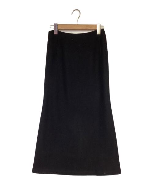 Yohji Yamamoto + NOIR（ヨウジヤマモト プリュス ノアール）Yohji Yamamoto + NOIR (ヨウジヤマモト プリュス ノアール) ウールスカート ブラック サイズ:2の古着・服飾アイテム