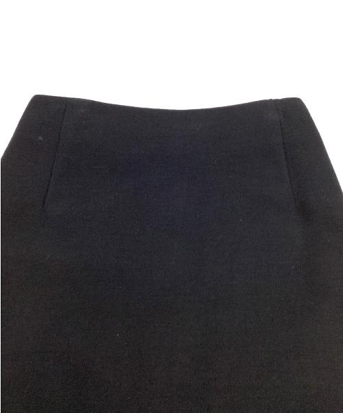 Yohji Yamamoto + NOIR（ヨウジヤマモト プリュス ノアール）Yohji Yamamoto + NOIR (ヨウジヤマモト プリュス ノアール) ウールスカート ブラック サイズ:2の古着・服飾アイテム
