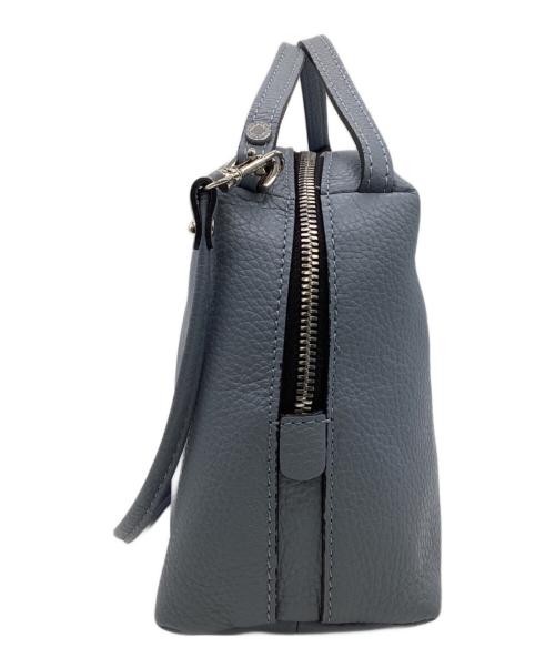 GIANNI CHIARINI（ジャンニ キアリーニ）GIANNI CHIARINI (ジャンニ キアリーニ) ALIFA M HAND BAG（アリファ ミディアム）2WAYバッグ ブルーの古着・服飾アイテム