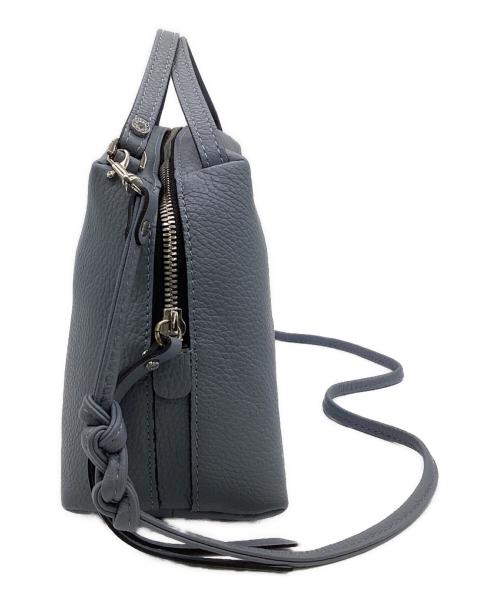 GIANNI CHIARINI（ジャンニ キアリーニ）GIANNI CHIARINI (ジャンニ キアリーニ) ALIFA M HAND BAG（アリファ ミディアム）2WAYバッグ ブルーの古着・服飾アイテム
