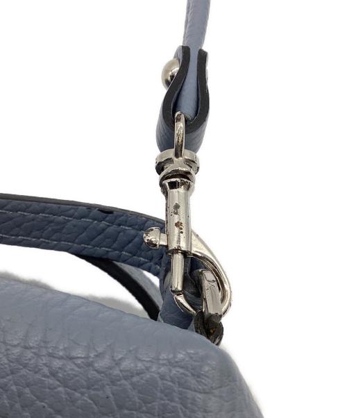 GIANNI CHIARINI（ジャンニ キアリーニ）GIANNI CHIARINI (ジャンニ キアリーニ) ALIFA M HAND BAG（アリファ ミディアム）2WAYバッグ ブルーの古着・服飾アイテム