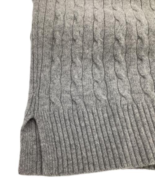 POLO RALPH LAUREN（ポロ・ラルフローレン）POLO RALPH LAUREN (ポロ・ラルフローレン) ウールニットワンピース グレー サイズ:S（実寸値要確認）の古着・服飾アイテム