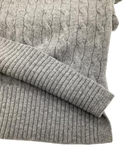 POLO RALPH LAUREN（ポロ・ラルフローレン）POLO RALPH LAUREN (ポロ・ラルフローレン) ウールニットワンピース グレー サイズ:S（実寸値要確認）の古着・服飾アイテム