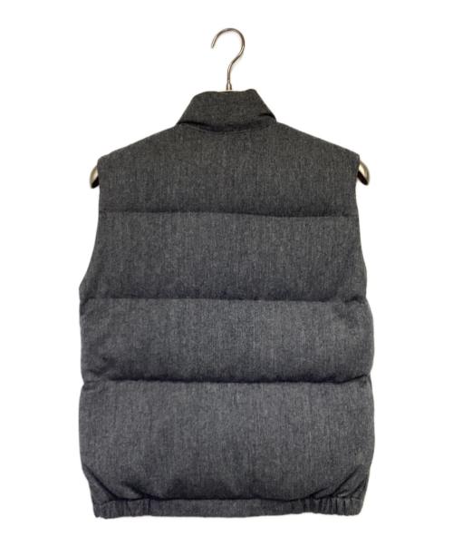 Crescent Down Works（クレセントダウンワークス）Crescent Down Works (クレセントダウンワークス) ウールダウンベスト グレー サイズ:XS（実寸値要確認）の古着・服飾アイテム