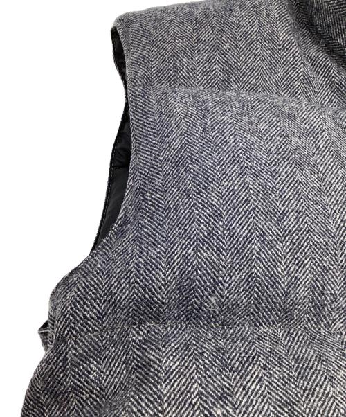 Crescent Down Works（クレセントダウンワークス）Crescent Down Works (クレセントダウンワークス) ウールダウンベスト グレー サイズ:XS（実寸値要確認）の古着・服飾アイテム