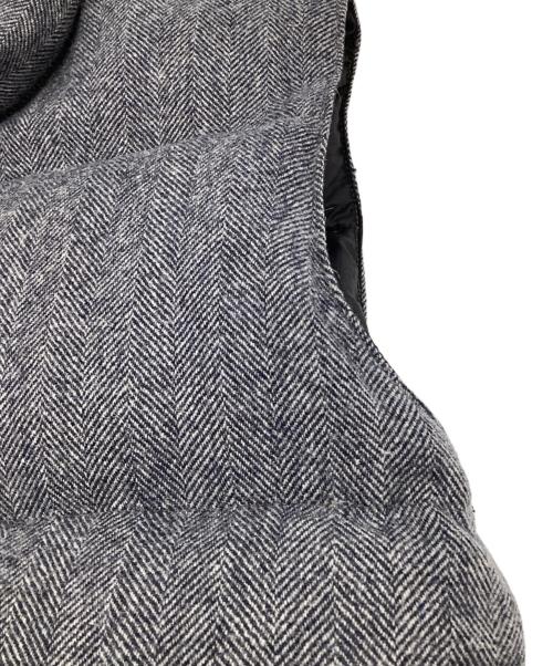 Crescent Down Works（クレセントダウンワークス）Crescent Down Works (クレセントダウンワークス) ウールダウンベスト グレー サイズ:XS（実寸値要確認）の古着・服飾アイテム