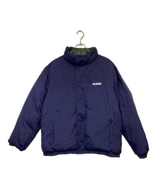 X-LARGE（エクストララージ）X-LARGE (エクストララージ) リバーシブルダウンジャケット ネイビー×グリーン サイズ:Lの古着・服飾アイテム