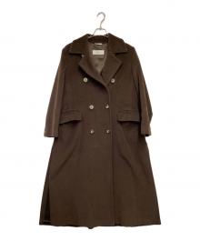 MaxMara（マックスマーラ）の古着「GITANO ダブルフェイスコート」｜ブラウン